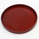 Rundes Tablett Maru Bon rot, 21 cm