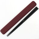 Essstäbchen mit Case, rot