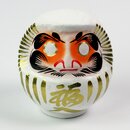 Daruma 11 cm, wei, handbemalt