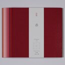 Washi rot, einfarbig, durchgefrbt, 15 cm, 50 Blatt