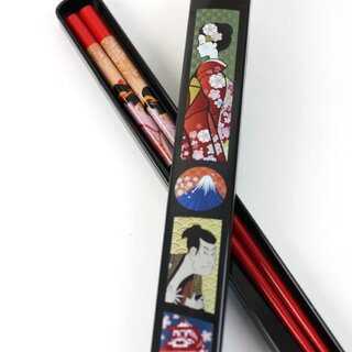 Essstbchen mit Case Utamaro