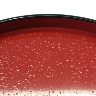 Tablett rund, 30 cm  rot