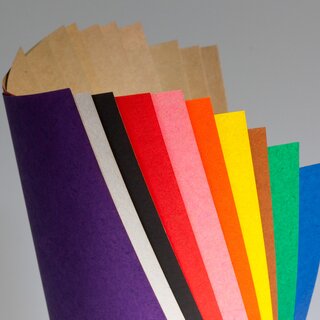 Craft-Papier in 10 Farben, 25 cm, 40 Blatt