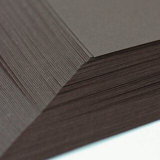 Origamipapier Standard 25 cm schwarzbraun 50 Blatt