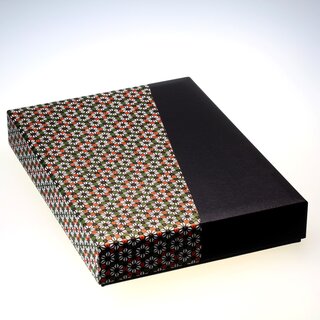 Briefpapierbox DIN-A4 Asa no Ha, schwarz